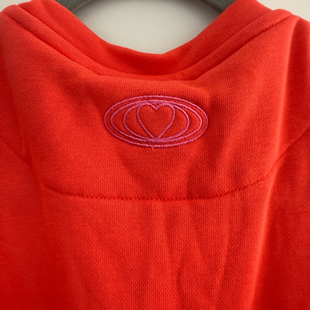 adidas Bright Red Drawstring Jumpsuit - Picture 8 of 10